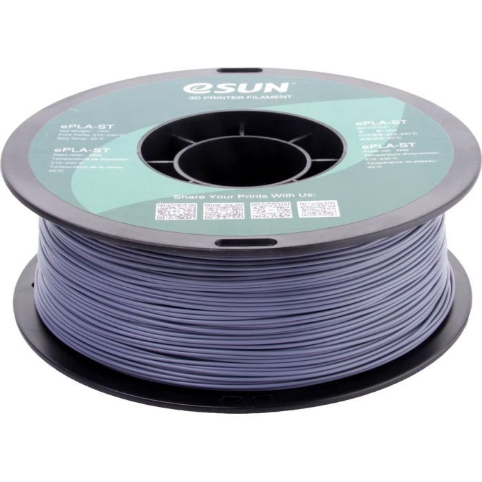 Пластик для 3D-принтера eSUN ePLA-ST 1кг, 1.75мм, GREY (EPLA-ST175H1) изображение 4