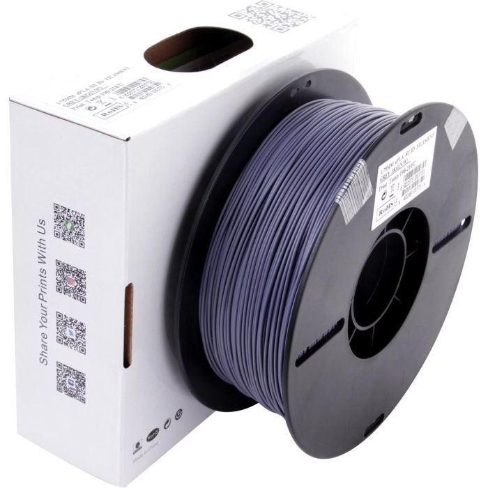 Пластик для 3D-принтера eSUN ePLA-ST 1кг, 1.75мм, GREY (EPLA-ST175H1) изображение 5