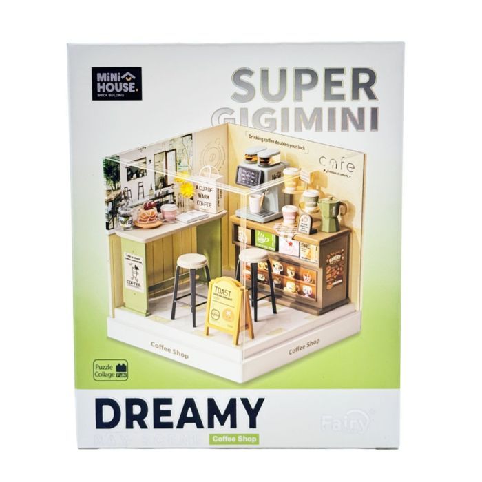 Конструктор Mini House румбокс серии Интерьер Мини – Кофейня (8034)