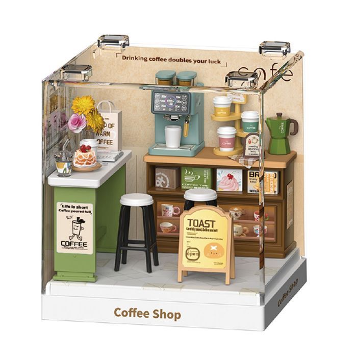 Конструктор Mini House румбокс серии Интерьер Мини – Кофейня (8034) изображение 2