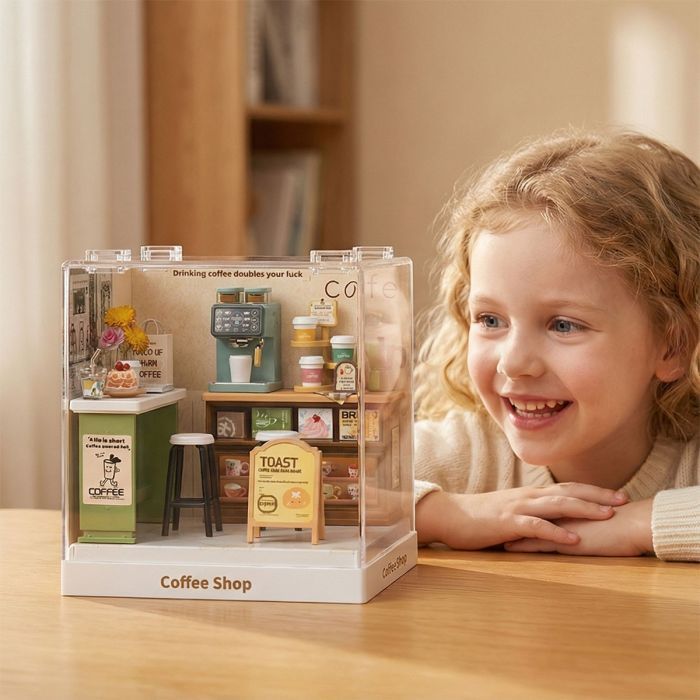 Конструктор Mini House румбокс серии Интерьер Мини – Кофейня (8034) изображение 6