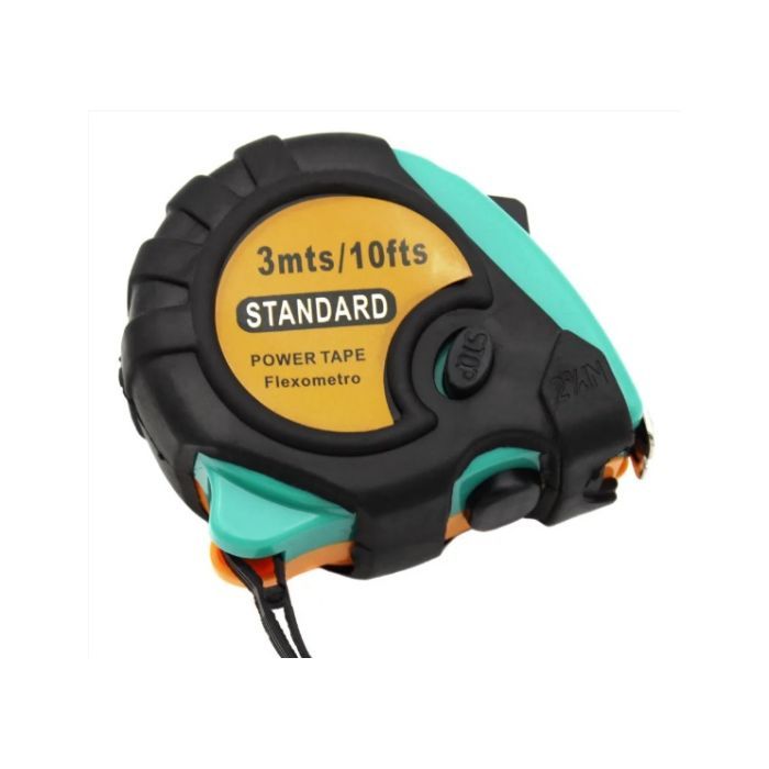 Рулетка Voltronic прогумована STANDART, 3м, Q48 (FM-RSS/3m)