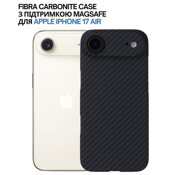 Чехол для мобильного телефона BeCover FIBRA Carbonite MagSafe Apple iPhone 17 Air Black (715407) изображение 7