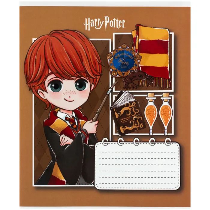 Тетрадь Kite Harry Potter, 12 листов, косая линия (HP26-235) изображение 6