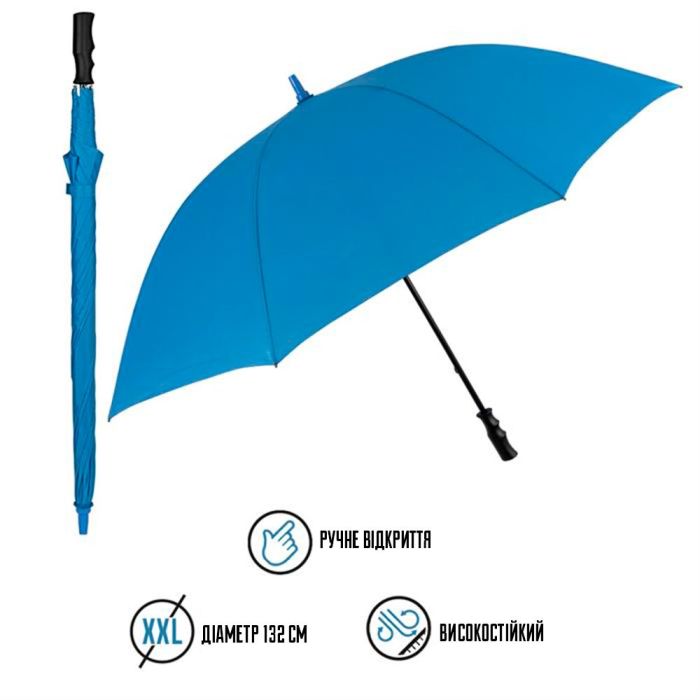 Зонт Perletti Golf XXL тростина, з системою антивітер, біла (P96020-04) изображение 3