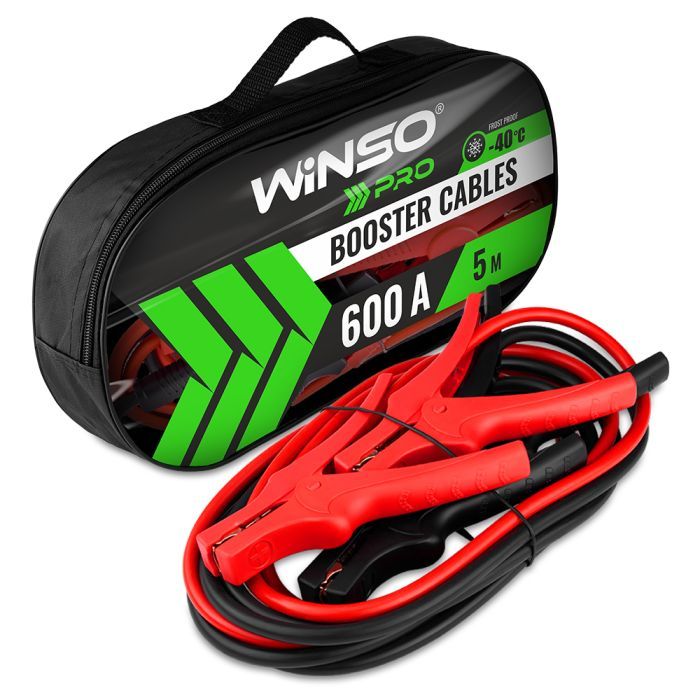 Провода для запуска для автомобиля WINSO PRO сила стуму 600A, довжина 5м (138160) изображение 4