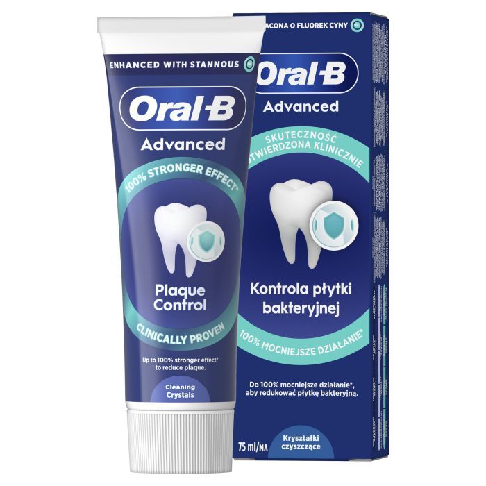 Зубная паста Oral-B Advanced Против зубного налета с очищающими кристаллами 75 мл (8006530091084)