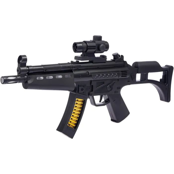 Игрушечное оружие ZIPP Toys Автомат светло-звуковой HK MP5 Черный (804B-1)