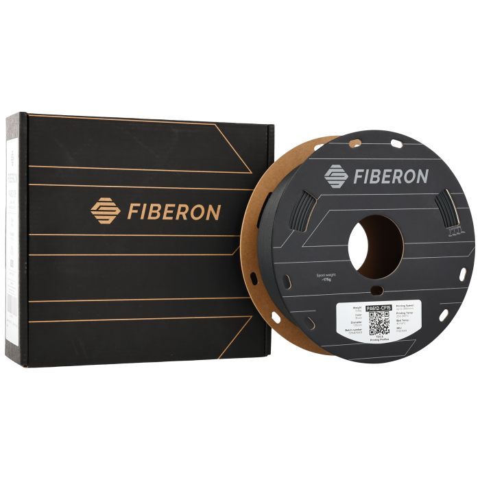 Пластик для 3D-принтера Polymaker Fiberon PA612-CF15 1,75mm 0,5kg BLACK (FG07001) изображение 4