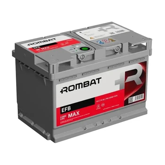 Аккумулятор автомобильный ROMBAT 6CT-70 (0) EFB Start-Stop F370 изображение 2