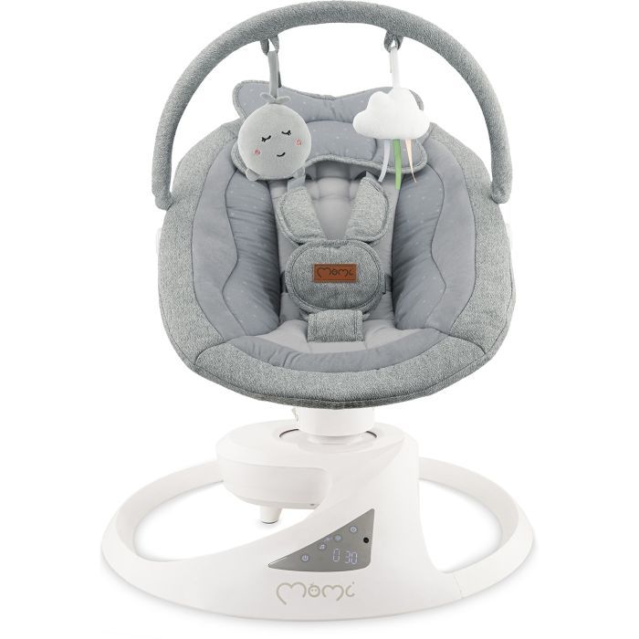 Кресло-качалка MoMi PEARL baby swing grey (BULE00040) изображение 2