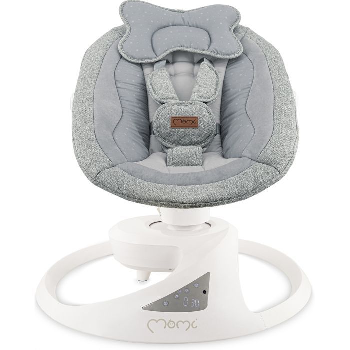 Кресло-качалка MoMi PEARL baby swing grey (BULE00040) изображение 3