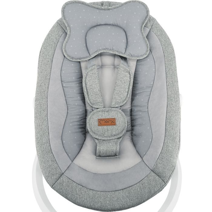Кресло-качалка MoMi PEARL baby swing grey (BULE00040) изображение 8