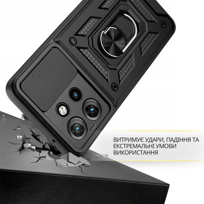 Чохол до мобільного телефона BeCover Military Motorola Edge 60 Neo Black (715526) зображення 4