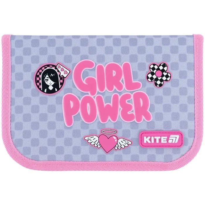 Пенал Kite Girl's Power 621, без наповнення, 1 відділення, 1 відворот (K26-621-5) изображение 2