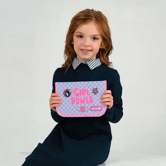 Пенал Kite Girl's Power 621, без наповнення, 1 відділення, 1 відворот (K26-621-5) изображение 7
