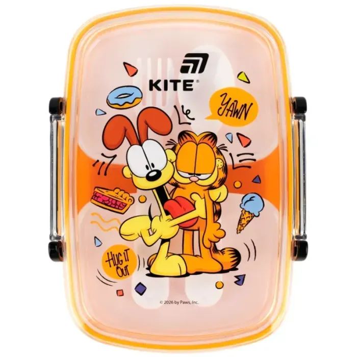 Ланч-бокс детский Kite Garfield з наповненням 750 мл (GF26-181) изображение 2