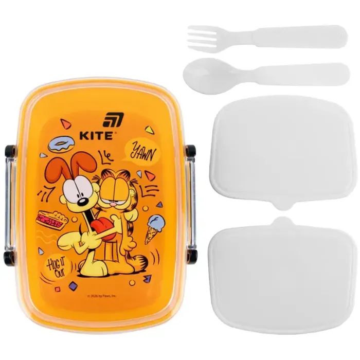 Ланч-бокс детский Kite Garfield з наповненням 750 мл (GF26-181) изображение 5