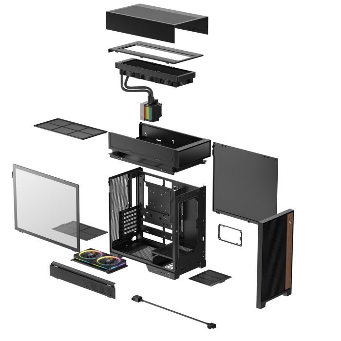 Корпус для ПК Deepcool CL6600 Black (R-CL6600-BKNNA0-G-1) изображение 12