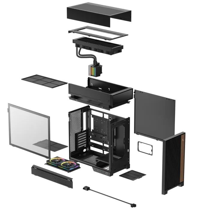 Корпус для ПК Deepcool CL6600 Black (R-CL6600-BKNNA0-G-1) изображение 12