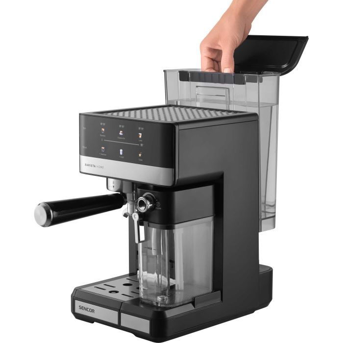 Рожковая кофеварка эспрессо Sencor SES4060BK изображение 3