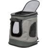 Переноска для тварин Trixie Timon до 12 кг 34x44x30 см сіро-чорна (4047974289440) зображення 2