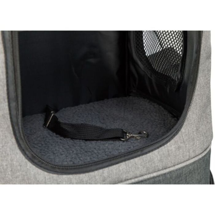 Переноска для тварин Trixie Timon до 12 кг 34x44x30 см сіро-чорна (4047974289440) зображення 5