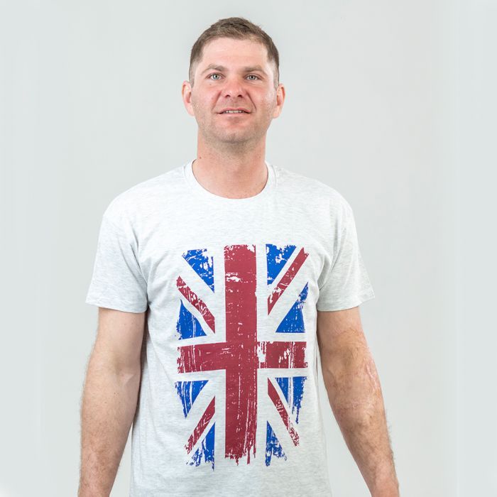 Футболка Sol's Regent 150 Great Britain Flag світло-меланжевий XL (11380300/10XL)