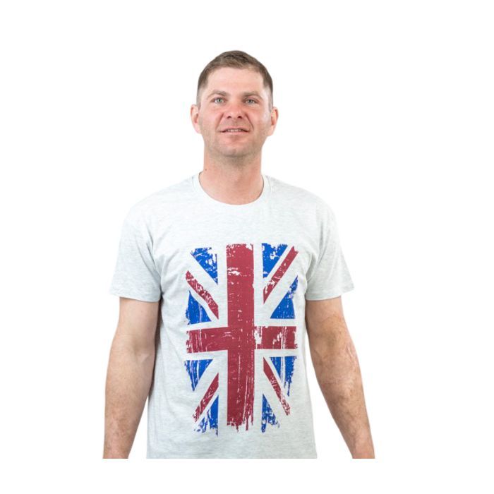 Футболка Sol's Regent 150 Great Britain Flag світло-меланжевий XL (11380300/10XL)