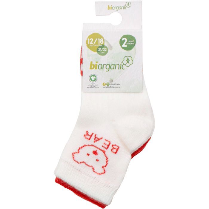Носки детские Bibaby с мишкой (68408-0-6-beige)