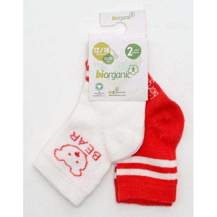 Носки детские Bibaby с мишкой (68408-0-6-beige) изображение 2