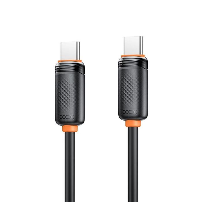 Дата кабель USB-C to USB-C 1.0m 27W black XO (XO-CB-300CC-BK) изображение 3