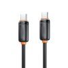 Дата кабель USB-C to USB-C 1.0m 27W black XO (XO-CB-300CC-BK) изображение 3