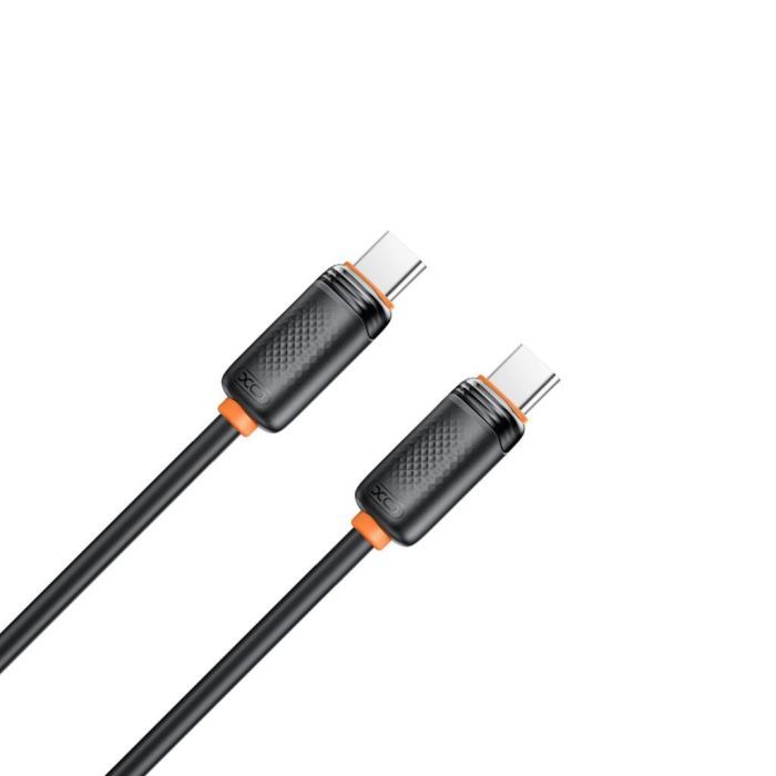 Дата кабель USB-C to USB-C 1.0m 27W black XO (XO-CB-300CC-BK) изображение 4