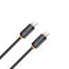 Дата кабель USB-C to USB-C 1.0m 27W black XO (XO-CB-300CC-BK) изображение 4