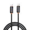 Дата кабель USB-C to USB-C 1.0m 27W black XO (XO-CB-300CC-BK)