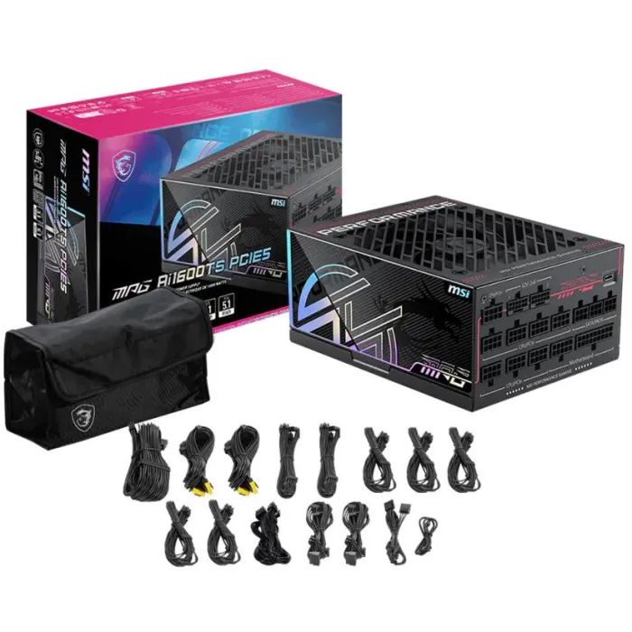 Блок питания MSI 1600W (MPG AI1600TS PCIE5) изображение 5