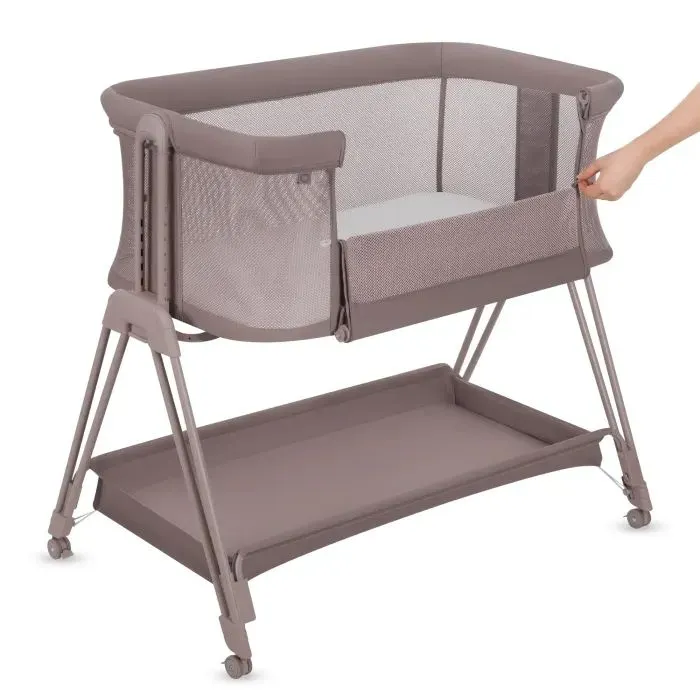 Кроватка Lionelo приставная LUNA BEIGE TAUPE (LO-LUNA BEIGE TAUPE) изображение 7