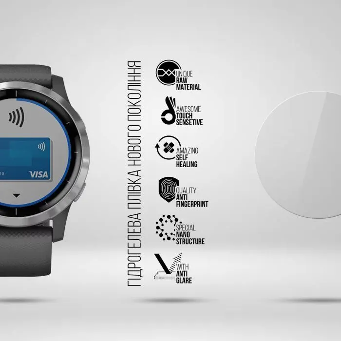 Плівка захисна Armorstandart Matte hydrogel Garmin Vivoactive 4 4 pcs (ARM92037) зображення 2