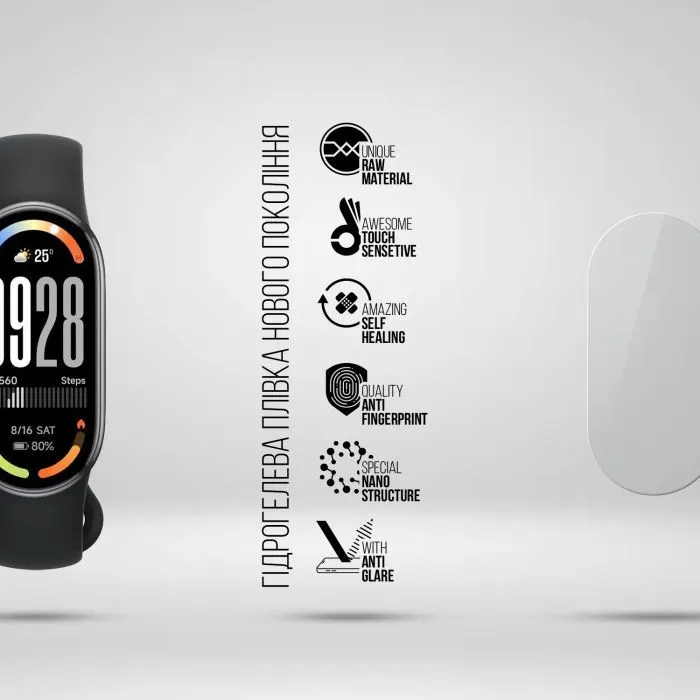 Пленка защитная Armorstandart Matte hydrogel Xiaomi Smart Band 10 6 pcs (ARM92131) изображение 2
