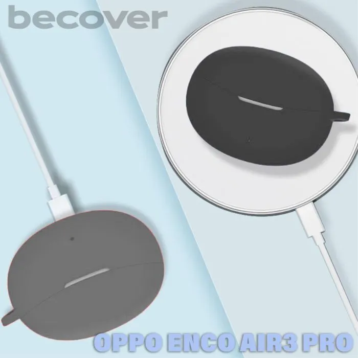 Чохол для навушників BeCover Silicon для OPPO Enco Air3 Pro Black (710954) зображення 3