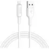 Дата кабель USB 2.0 AM to Lightning 1.0m 2A X25 white HOCO (6957531080114)