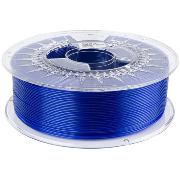 Пластик для 3D-принтера Spectrum PET-G Premium Transparent 1.75mm 1kg Blue (80052) зображення 2