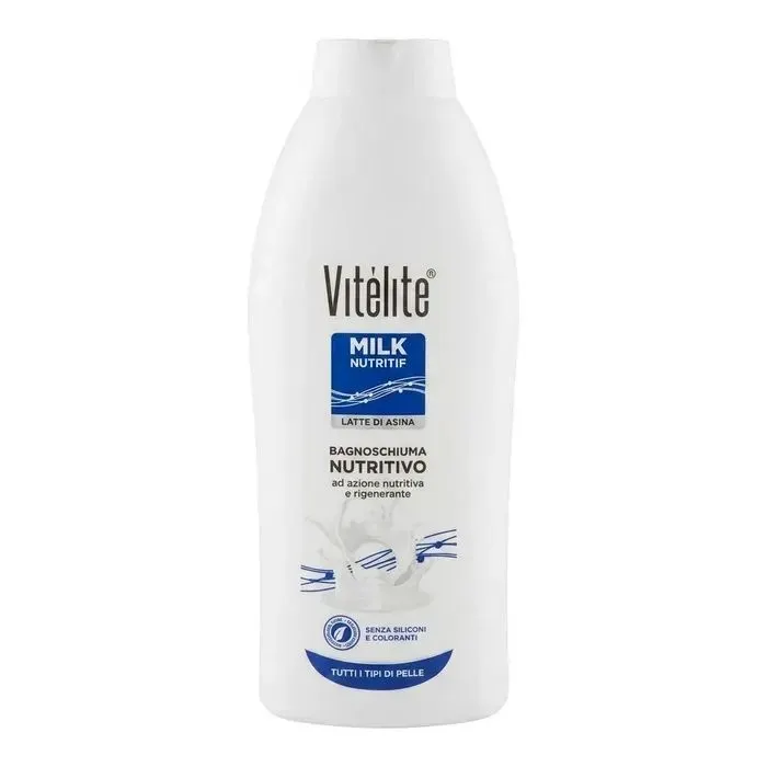 Гель для душа Vitelite Питательный С ослиным молоком 1 л (8033993192607)