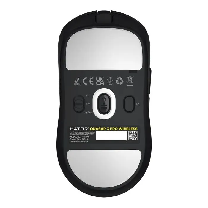 Мишка Hator Quasar 3 Pro Wireless Black (HTM740) зображення 6