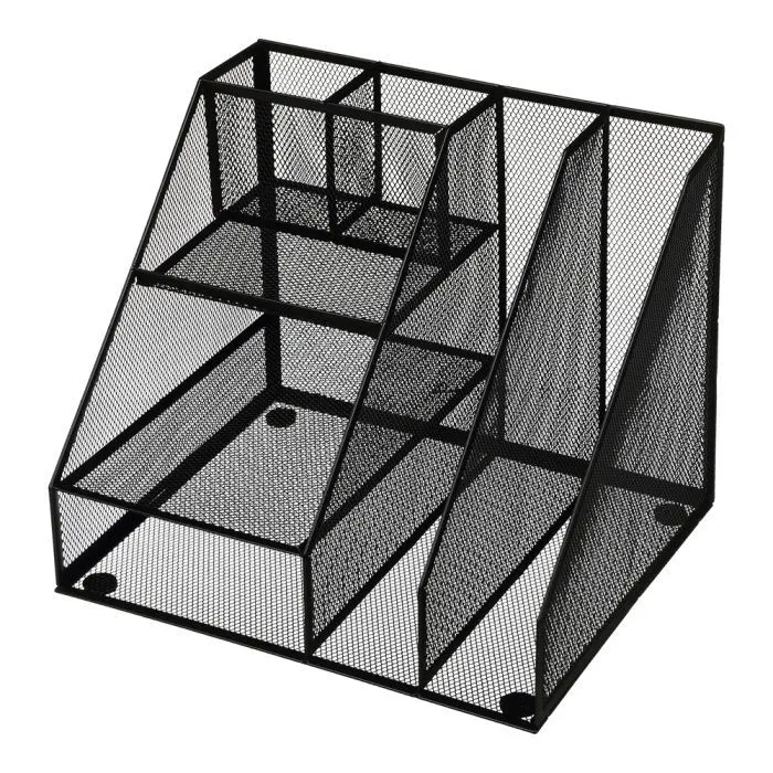 Подставка для мелочей Buromax 310 x 255 x 255 мм, металлическая, черная (BM.6244-01)