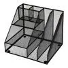 Подставка для мелочей Buromax 310 x 255 x 255 мм, металлическая, черная (BM.6244-01)