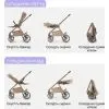 Коляска Kidilo 2в1 Haolaifu H3 Beige бежева (692870766409) (1195569) изображение 13