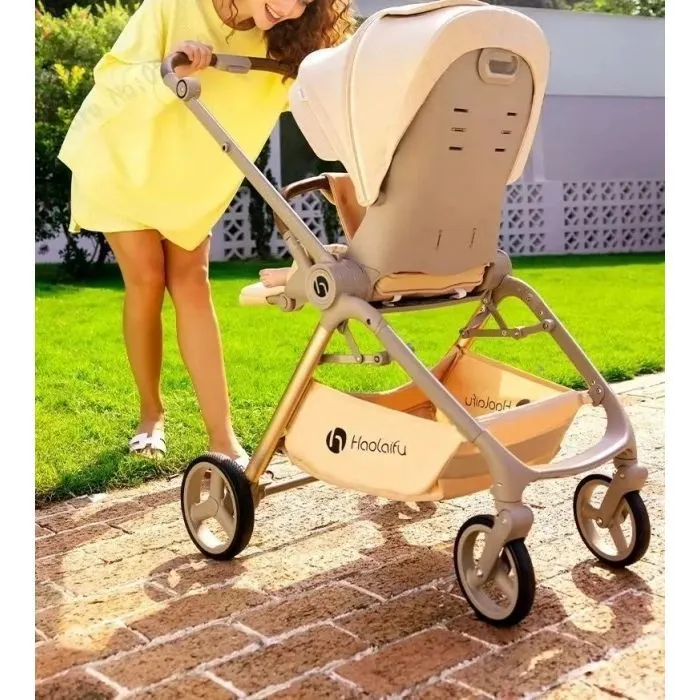 Коляска Kidilo 2в1 Haolaifu H3 Beige бежева (692870766409) (1195569) изображение 28