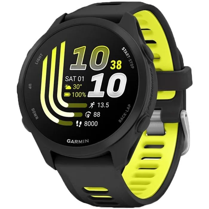 Смарт-годинник Garmin Forerunner 170, GPS, Black/Amp Yellow, GPS смарт-годинник (010-03920-00)